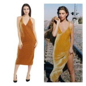 Velvet Gold Dress